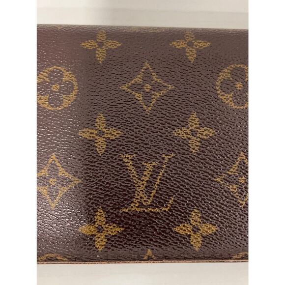 Authentic Louis Vuitton Monogram Portefeuille Insolite Red-Burgundy Long Wallet - Picture 6 of 9